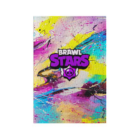 Обложка для паспорта матовая кожа с принтом BRAWL STARS в городе Новоалтайск, натуральная матовая кожа | размер 19,3 х 13,7 см; прозрачные пластиковые крепления | android | brawl stars | crow | games | leon | mobile game | stars | бравл старс | ворон | игры | леон | мобильные игры