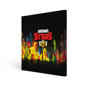 Холст квадратный BRAWL STARS: в городе Новоалтайск, 100% ПВХ | | android | brawl stars | crow | games | leon | mobile game | stars | бравл старс | ворон | игры | леон | мобильные игры