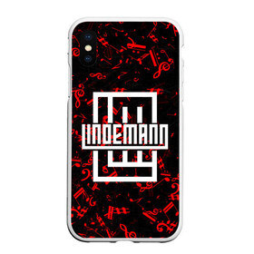 Чехол для iPhone XS Max матовый LINDEMANN: в городе Новоалтайск, Силикон | Область печати: задняя сторона чехла, без боковых панелей | f and m. | lindemann | lindemann auf | lindemann steh | skills in | steh auf | steh auf lindemann | линдеманн | тилль линдеманн
