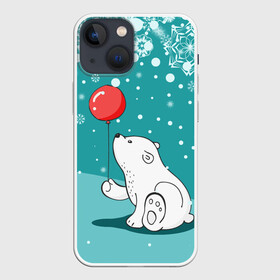 Чехол для iPhone 13 mini с принтом North bear в городе Новоалтайск,  |  | happy new year | santa | дед мороз | каникулы | мороз | новогодний свитер | новый год | оливье | праздник | рождество | санта клаус | свитер новогодний | снег | снегурочка | снежинки