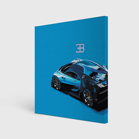Холст квадратный с принтом Bugatti в городе Новоалтайск, 100% ПВХ |  | bugatti | car | italy | motorsport | prestige | автомобиль | автоспорт | бугатти | италия | престиж