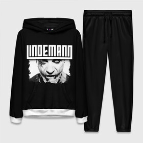 Женский костюм 3D (с толстовкой) с принтом Lindemann в городе Новоалтайск,  |  | lindemann | metall | till | линдеманн | металл | тиль | тиль линдеманн