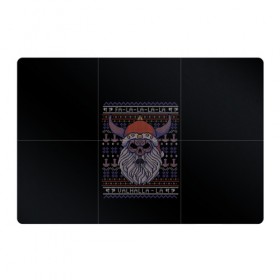 Магнитный плакат 3Х2 с принтом Vikings Xmas Sweater в городе Новоалтайск, Полимерный материал с магнитным слоем | 6 деталей размером 9*9 см | christmas | king | new | ragnar | skandinavia | snow | snowflakes | valhalla | vikings | xmas | year | вальхалла | викинги | год | король | новый | рагнар | рождество | скандинавия | снег