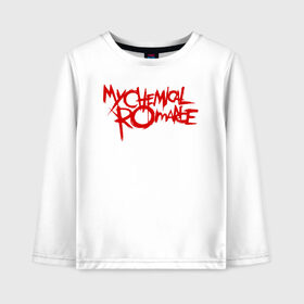 Детский лонгслив хлопок с принтом My Chemical Romance в городе Новоалтайск, 100% хлопок | круглый вырез горловины, полуприлегающий силуэт, длина до линии бедер | gerard way | mcr | my chemical romance | альтернативный | группа | джерард уэй | май кемикал романс | мкр | мой химический роман | мхр | мцр | панк | поп | поппанк | рок | рэй торо