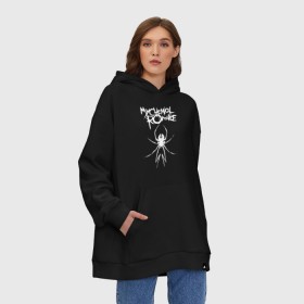Худи SuperOversize хлопок с принтом My Chemical Romance в городе Новоалтайск, 70% хлопок, 30% полиэстер, мягкий начес внутри | карман-кенгуру, эластичная резинка на манжетах и по нижней кромке, двухслойный капюшон
 | gerard way | mcr | my chemical romance | альтернативный | группа | джерард уэй | май кемикал романс | мкр | мой химический роман | мхр | мцр | панк | поп | поппанк | рок | рэй торо