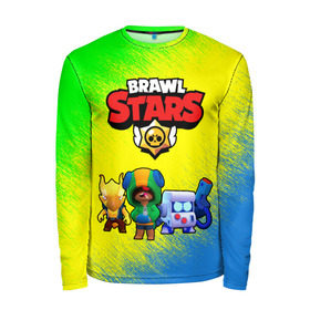 Мужской лонгслив 3D с принтом Brawl Stars Leon 8-bit Crow в городе Новоалтайск, 100% полиэстер | длинные рукава, круглый вырез горловины, полуприлегающий силуэт | brawl stars | brawl stars 8 bit | brawl stars crow | brawl stars crow phoenix | brawl stars leon | brawl stars leon shark | brawl stars robot spike | brawl stars spike | бравл старс | бравла старс | браво старс | персонажи brawl stars