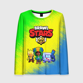 Женский лонгслив 3D с принтом Brawl Stars Leon 8-bit Crow в городе Новоалтайск, 100% полиэстер | длинные рукава, круглый вырез горловины, полуприлегающий силуэт | brawl stars | brawl stars 8 bit | brawl stars crow | brawl stars crow phoenix | brawl stars leon | brawl stars leon shark | brawl stars robot spike | brawl stars spike | бравл старс | бравла старс | браво старс | персонажи brawl stars