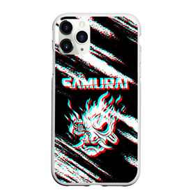 Чехол для iPhone 11 Pro Max матовый с принтом Samurai Glitch в городе Новоалтайск, Силикон |  | Тематика изображения на принте: cbp | cyberpunk 2077 | glitch | samurai | глитч | игра | киберпанк 2077 | самурай