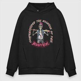 Мужское худи Oversize хлопок с принтом ANarchist Punk в городе Новоалтайск, френч-терри — 70% хлопок, 30% полиэстер. Мягкий теплый начес внутри —100% хлопок | боковые карманы, эластичные манжеты и нижняя кромка, капюшон на магнитной кнопке | punk | punks | punks means life | punks not dead | ирокез | металл | металлист | музыкант | нефор | неформал | неформалы | панк | панки | тяжелая музыка