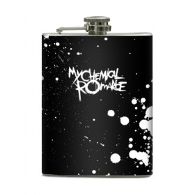 Фляга с принтом My Chemical Romance в городе Новоалтайск, металлический корпус | емкость 0,22 л, размер 125 х 94 мм. Виниловая наклейка запечатывается полностью | Тематика изображения на принте: gerard way | mcr | my chemical romance | альтернативный | группа | джерард уэй | май кемикал романс | мкр | мой химический роман | мхр | мцр | панк | поп | поппанк | рок | рэй торо