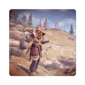 Магнит виниловый Квадрат с принтом Horizon Zero Dawn в городе Новоалтайск, полимерный материал с магнитным слоем | размер 9*9 см, закругленные углы | dawn | horizon | zero | абориген | аборигены | горизонт | девочка | девушка | девушки | игра | игры | компьютерная | компьютерные | новый | нулевой | племена | племя | приставка | приставки | рассвет