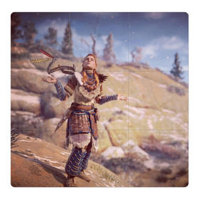 Магнитный плакат 3Х3 с принтом Horizon Zero Dawn в городе Новоалтайск, Полимерный материал с магнитным слоем | 9 деталей размером 9*9 см | dawn | horizon | zero | абориген | аборигены | горизонт | девочка | девушка | девушки | игра | игры | компьютерная | компьютерные | новый | нулевой | племена | племя | приставка | приставки | рассвет