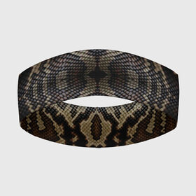 Повязка на голову 3D с принтом Snakeskin в городе Новоалтайск,  |  | animals | cold blooded animal | snake | snakeskin | textures. | животное | животные | змеиная кожа | змея | текстуры | хладнокровное