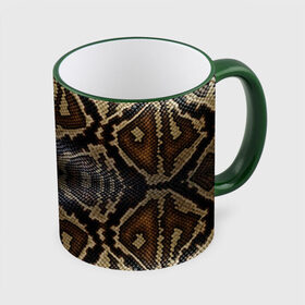 Кружка с принтом Snakeskin в городе Новоалтайск, керамика | ёмкость 330 мл | animals | cold blooded animal | snake | snakeskin | textures. | животное | животные | змеиная кожа | змея | текстуры | хладнокровное