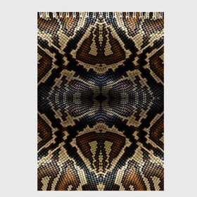 Скетчбук с принтом Snakeskin в городе Новоалтайск, 100% бумага
 | 48 листов, плотность листов — 100 г/м2, плотность картонной обложки — 250 г/м2. Листы скреплены сверху удобной пружинной спиралью | animals | cold blooded animal | snake | snakeskin | textures. | животное | животные | змеиная кожа | змея | текстуры | хладнокровное