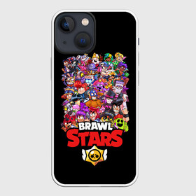 Чехол для iPhone 13 mini с принтом BRAWL STARS в городе Новоалтайск,  |  | brawl stars | bull | colt | crow | leon | leon shark | shark | stars | акула | берли | ворон | динамайк | кольт | леон | леон акула | нита | спайк | шелли | эль примо