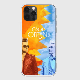 Чехол для iPhone 12 Pro Max с принтом Good Omens в городе Новоалтайск, Силикон |  | Тематика изображения на принте: aziraphale | crowley | david | demon | good | omens | pratchett | tennant | terry | азирафаэль | ангел | благие | демон | дэвид | знамения | кроули | майкл шин | пратчетт | теннант | терри