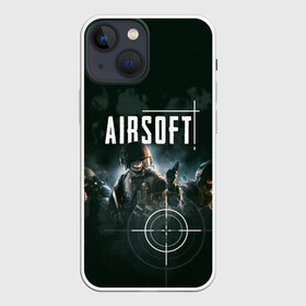 Чехол для iPhone 13 mini с принтом AIRSOFT в городе Новоалтайск,  |  | airsoft | оружие | снаряжение | страйкбол | стрельба