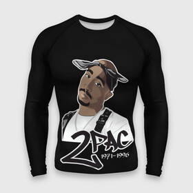 Мужской рашгард 3D с принтом 2pac в городе Новоалтайск,  |  | 2pac | changes | nigga | oldschool | pac | rap | нигга | олдскулл | пак | рэп | тупак