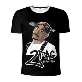 Мужская футболка 3D спортивная с принтом 2pac в городе Новоалтайск, 100% полиэстер с улучшенными характеристиками | приталенный силуэт, круглая горловина, широкие плечи, сужается к линии бедра | 2pac | changes | nigga | oldschool | pac | rap | нигга | олдскулл | пак | рэп | тупак
