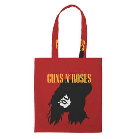 Шоппер 3D с принтом Guns n roses  в городе Новоалтайск, 100% полиэстер | Плотность: 200 г/м2; Размер: 34×35 см; Высота лямок: 30 см | axl rose | geffen records | gnr | guns | rock | roses | slash | гансы | пистолеты | розы | рок | слеш | эксл роуз