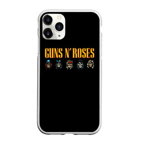 Чехол для iPhone 11 Pro Max матовый с принтом Guns n roses в городе Новоалтайск, Силикон |  | axl rose | geffen records | gnr | guns | rock | roses | slash | гансы | пистолеты | розы | рок | слеш | эксл роуз