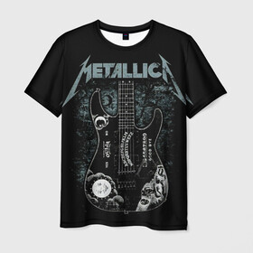 Мужская футболка 3D с принтом Metallica в городе Новоалтайск, 100% полиэфир | прямой крой, круглый вырез горловины, длина до линии бедер | heavy metal | metal | metallica | гитара | группы | метал | металлика | музыка | рок | трэш метал | хєви метал