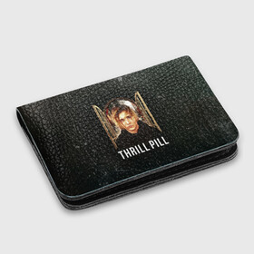 Картхолдер с принтом с принтом THRILL PILL - Грустная Песня в городе Новоалтайск, натуральная матовая кожа | размер 7,3 х 10 см; кардхолдер имеет 4 кармана для карт; | fuelle | logo | music | noir | pil | pill | rap | raper | symbol | thril | thrill | tril | trill | дамб | лого | музыка | пил | пилл | рэп | рэппер | сам | символ | трил | трилл | тхрил | тхрилл | фотографии | щит