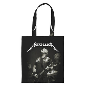 Шоппер 3D с принтом Metallica в городе Новоалтайск, 100% полиэстер | Плотность: 200 г/м2; Размер: 34×35 см; Высота лямок: 30 см | heavy metal | metal | metallica | гитара | группы | метал | металлика | музыка | рок | трэш метал | хєви метал