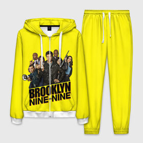 Мужской костюм 3D с принтом Brooklyn Nine-Nine в городе Новоалтайск, 100% полиэстер | Манжеты и пояс оформлены тканевой резинкой, двухслойный капюшон со шнурком для регулировки, карманы спереди | 9 9 | 99 | andy | beatriz | brooklyn | detective | diaz | jake | nine nine | peralta | rosa | samberg | stephanie | беатрис | бруклин | детектив | джейк | перальта | роза | стефани | сэмберг | энди