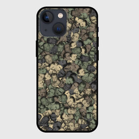 Чехол для iPhone 13 mini с принтом Камуфляж Зеленый Слоник в городе Новоалтайск,  |  | лица | лицо | милитари | паттрен | слон | фильм | хаки