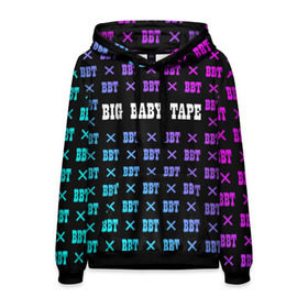 Мужская толстовка 3D с принтом BIG BABY TAPE в городе Новоалтайск, 100% полиэстер | двухслойный капюшон со шнурком для регулировки, мягкие манжеты на рукавах и по низу толстовки, спереди карман-кенгуру с мягким внутренним слоем. | baby | bbt | big | dragonborn | dragons | gimme | logo | lost | luv | rap | raper | symbol | tape | the | trap | взял | дракон | драконы | лого | русский | рэп | рэппер | символ | твою