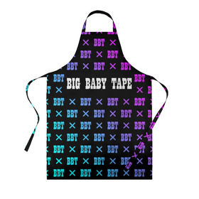 Фартук 3D с принтом BIG BABY TAPE в городе Новоалтайск, 100% полиэстер | общий размер — 65 х 85 см, ширина нагрудника — 26 см, горловина — 53 см, длина завязок — 54 см, общий обхват в поясе — 173 см. Принт на завязках и на горловине наносится с двух сторон, на основной части фартука — только с внешней стороны | baby | bbt | big | dragonborn | dragons | gimme | logo | lost | luv | rap | raper | symbol | tape | the | trap | взял | дракон | драконы | лого | русский | рэп | рэппер | символ | твою