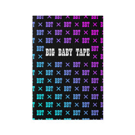Обложка для паспорта матовая кожа с принтом BIG BABY TAPE в городе Новоалтайск, натуральная матовая кожа | размер 19,3 х 13,7 см; прозрачные пластиковые крепления | Тематика изображения на принте: baby | bbt | big | dragonborn | dragons | gimme | logo | lost | luv | rap | raper | symbol | tape | the | trap | взял | дракон | драконы | лого | русский | рэп | рэппер | символ | твою
