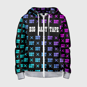 Детская толстовка 3D на молнии с принтом BIG BABY TAPE в городе Новоалтайск, 100% полиэстер |  манжеты и пояс оформлены широкой мягкой резинкой, двухслойный капюшон со шнурком для регулировки, спереди карманы и застежка-молния
 | baby | bbt | big | dragonborn | dragons | gimme | logo | lost | luv | rap | raper | symbol | tape | the | trap | взял | дракон | драконы | лого | русский | рэп | рэппер | символ | твою