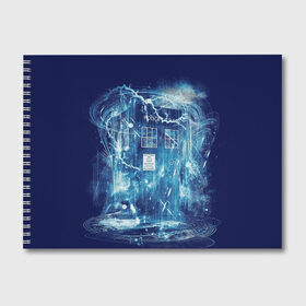 Альбом для рисования с принтом Doctor Who в городе Новоалтайск, 100% бумага
 | матовая бумага, плотность 200 мг. | bbc | dimension | dr who | jenna coleman | jodie whittaker | matt smith | relative | resolution | space | tardis | the doctor | time | галлифрей | джоди уиттакер | доктор кто | тардис