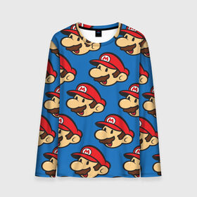 Мужской лонгслив 3D с принтом MARIO EXCLUSIVE в городе Новоалтайск, 100% полиэстер | длинные рукава, круглый вырез горловины, полуприлегающий силуэт | Тематика изображения на принте: concept art | enemies | first level | fungus | game art | kirbys adventure | luigi’s mansion | mario | mario bros | minimalism | pixels | super mario | super mario 2 | марио