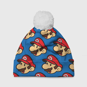 Шапка 3D c помпоном с принтом MARIO EXCLUSIVE в городе Новоалтайск, 100% полиэстер | универсальный размер, печать по всей поверхности изделия | concept art | enemies | first level | fungus | game art | kirbys adventure | luigi’s mansion | mario | mario bros | minimalism | pixels | super mario | super mario 2 | марио