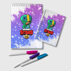 Блокнот с принтом Новогодний Brawl Stars Leon #4 в городе Новоалтайск, 100% бумага | 48 листов, плотность листов — 60 г/м2, плотность картонной обложки — 250 г/м2. Листы скреплены удобной пружинной спиралью. Цвет линий — светло-серый
 | Тематика изображения на принте: 2020 | brawl | brawl stars | christmas | leon | new year | stars | бравл старс | брол старс | леон | новогодний | новый год | рождество