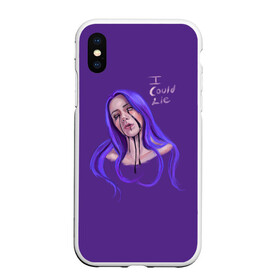 Чехол для iPhone XS Max матовый с принтом I Could Lie aquarell в городе Новоалтайск, Силикон | Область печати: задняя сторона чехла, без боковых панелей | bad | bad guy | billi | billie | billie eilish | eilish | good girl | music | swag | айлиш | беляш | били | били айлиш | билли | билли айлиш | билли эйлиш | биляш | музка | певица | эйлиш