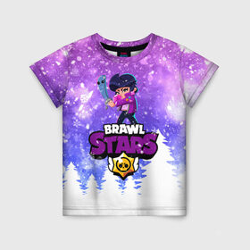 Детская футболка 3D с принтом Новогодний Brawl Stars Bibi в городе Новоалтайск, 100% гипоаллергенный полиэфир | прямой крой, круглый вырез горловины, длина до линии бедер, чуть спущенное плечо, ткань немного тянется | 2020 | bibi | brawl | brawl stars | christmas | new year | stars | биби | бравл старс | брол старс | новогодний | новый год | рождество