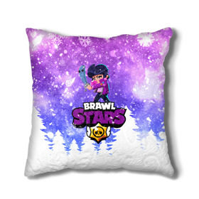 Подушка 3D с принтом Новогодний Brawl Stars Bibi в городе Новоалтайск, наволочка – 100% полиэстер, наполнитель – холлофайбер (легкий наполнитель, не вызывает аллергию). | состоит из подушки и наволочки. Наволочка на молнии, легко снимается для стирки | 2020 | bibi | brawl | brawl stars | christmas | new year | stars | биби | бравл старс | брол старс | новогодний | новый год | рождество