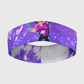 Повязка на голову 3D с принтом Новогодний Brawl Stars Bibi 3 в городе Новоалтайск,  |  | 2020 | bibi | brawl | brawl stars | christmas | new year | stars | биби | бравл старс | брол старс | новогодний | новый год | рождество
