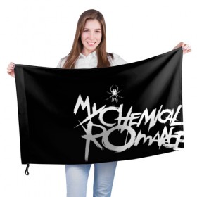 Флаг 3D с принтом My Chemical Romance в городе Новоалтайск, 100% полиэстер | плотность ткани — 95 г/м2, размер — 67 х 109 см. Принт наносится с одной стороны | gerard way | mcr | my chemical romance | альтернативный | группа | джерард уэй | май кемикал романс | мкр | мой химический роман | мхр | мцр | панк | поп | поппанк | рок | рэй торо