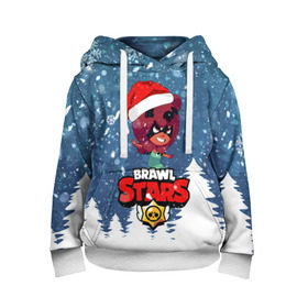 Детская толстовка 3D с принтом Новогодний Brawl Stars Nita #3 в городе Новоалтайск, 100% полиэстер | двухслойный капюшон со шнурком для регулировки, мягкие манжеты на рукавах и по низу толстовки, спереди карман-кенгуру с мягким внутренним слоем | 2020 | brawl | brawl stars | christmas | new year | nita | stars | бравл старс | брол старс | нита | новогодний | новый год | рождество