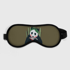 Маска для сна 3D с принтом Panda в городе Новоалтайск, внешний слой — 100% полиэфир, внутренний слой — 100% хлопок, между ними — поролон |  | animal | арбуз | бамбук | животное | панда