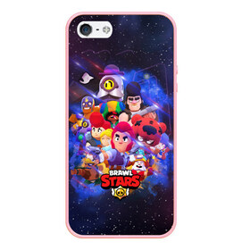 Чехол для iPhone 5/5S матовый с принтом BRAWL STARS - SPACE в городе Новоалтайск, Силикон | Область печати: задняя сторона чехла, без боковых панелей | brawl | bull | colt | crow | game | games | leon | online | penny | poco | sandy | shelly | spike | star | stars | брав | бравл | браво | ворон | звезда | звезды | игра | игры | кроу | лого | онлайн | сенди | старс | сэнди