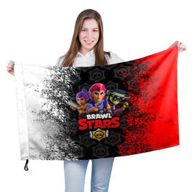 Флаг 3D с принтом Brawl Stars [9] в городе Новоалтайск, 100% полиэстер | плотность ткани — 95 г/м2, размер — 67 х 109 см. Принт наносится с одной стороны | android | brawl | brawl stars | clash | clash royale | game | royale | stars | андроид | игра | кольт | мобильные игры