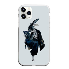 Чехол для iPhone 11 Pro Max матовый с принтом ушки в городе Новоалтайск, Силикон |  | anime | аниме | веер | кролик | маска | парень | ушки
