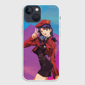 Чехол для iPhone 13 mini с принтом Misato Katsuragi в городе Новоалтайск,  |  | eva | evangelion | katsuragi | misato | misato katsuragi | девушка | ева | евангелион | капитан катсураги | катсураги | кацураги | мисато | мисато катсураги | мисато кацураги | тян | тянка